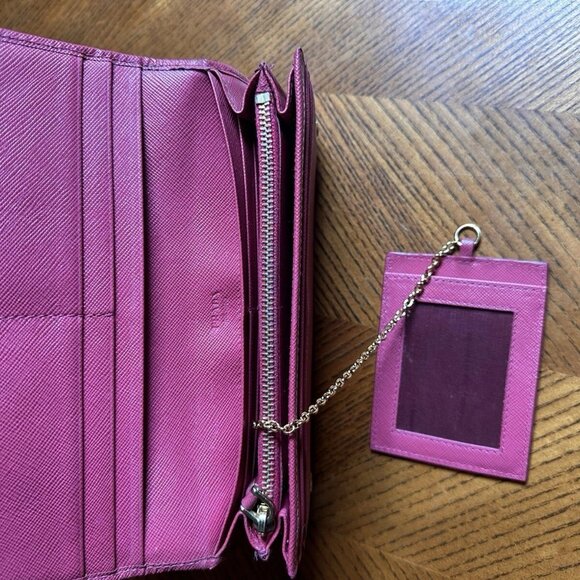 Prada Saffiano Women Long Wallet - Picture 7 of 9